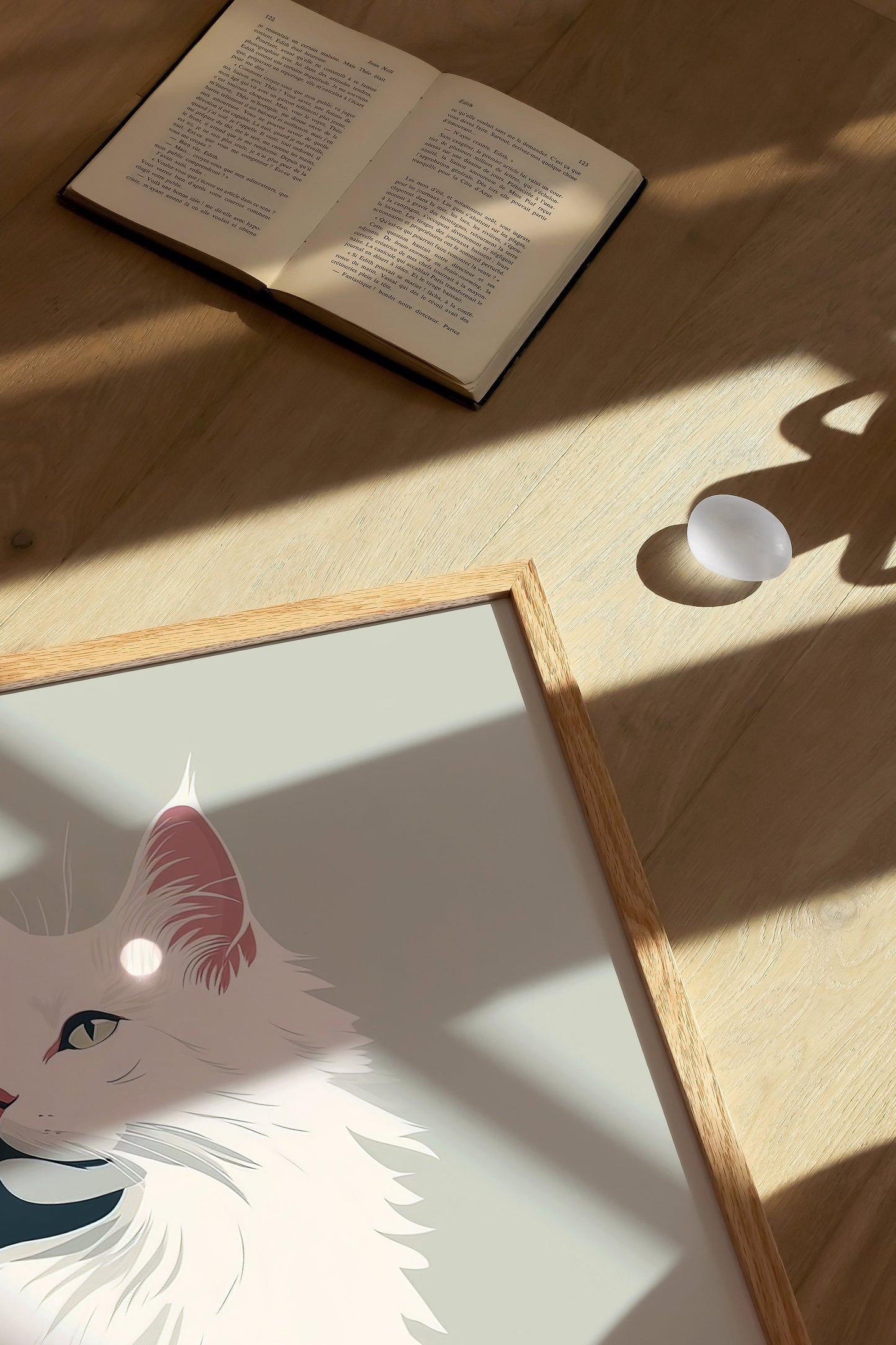 Illustration of a Norwegian Forest cat