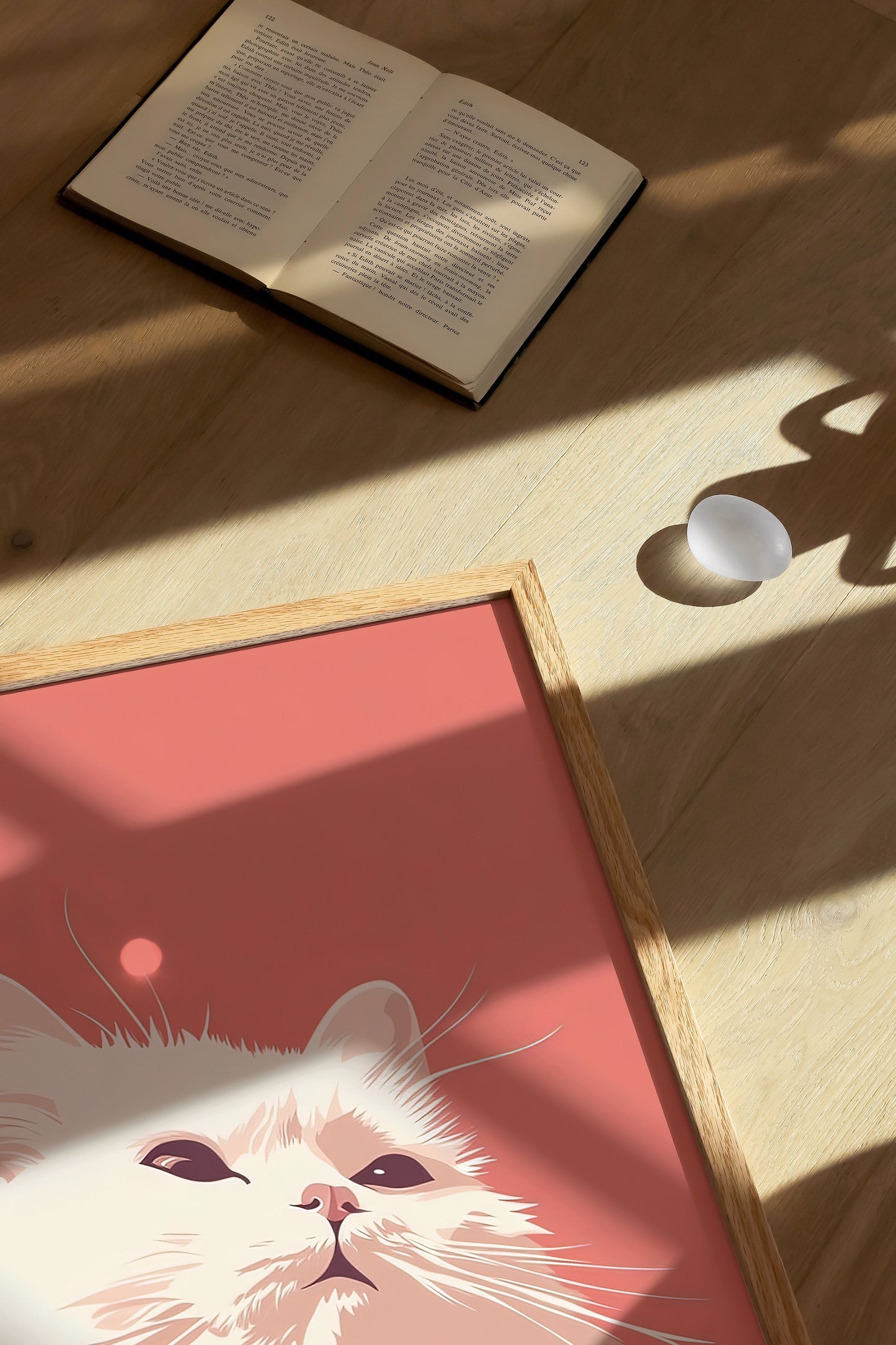 Illustration of a Persian cat