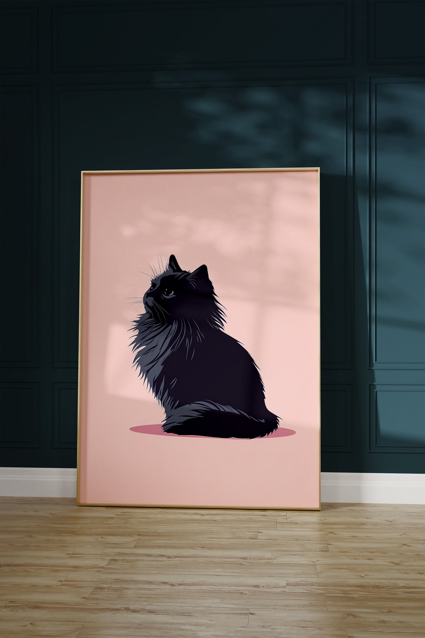 Illustration of a Persian cat 1