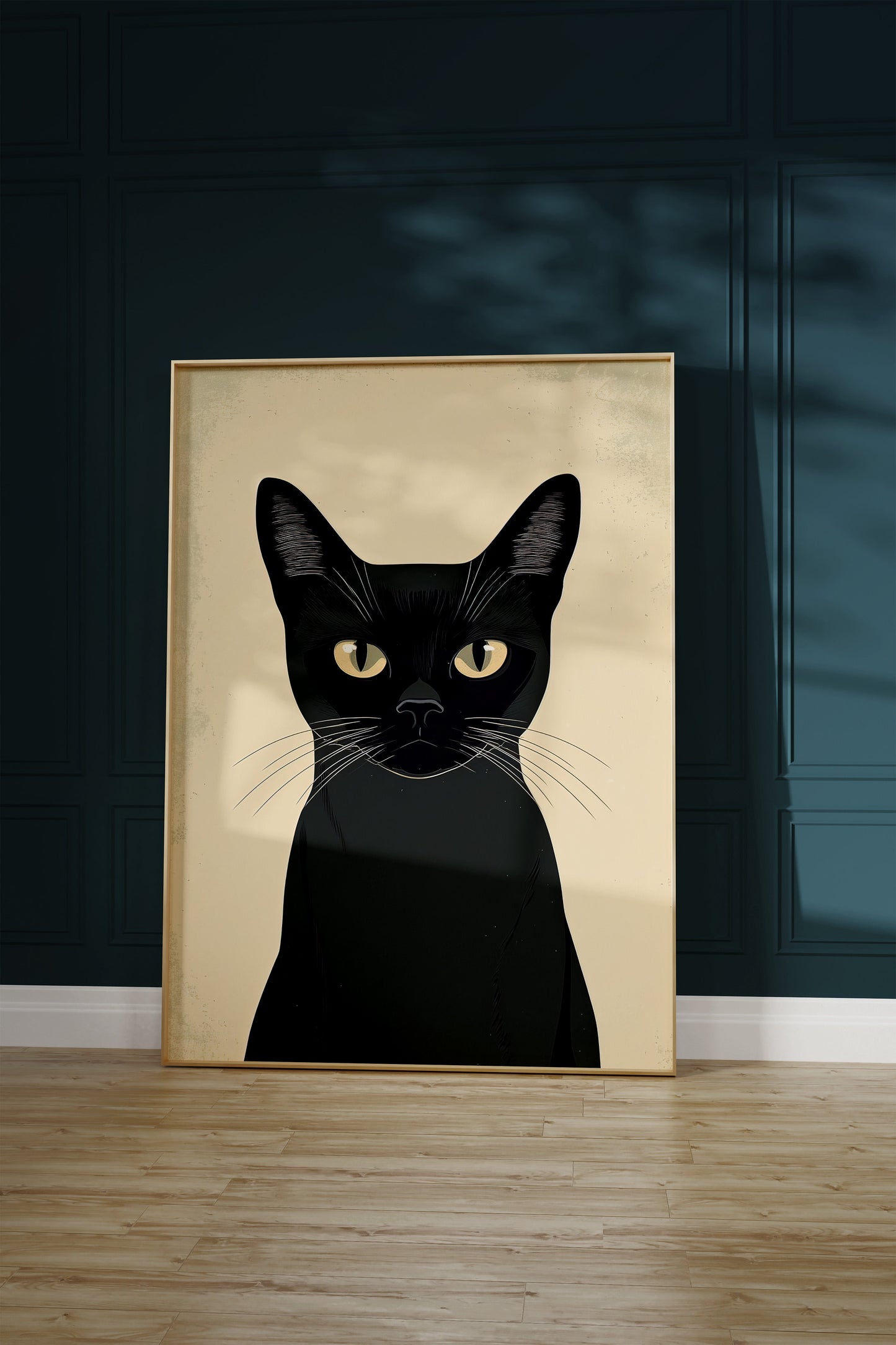 Illustration of a Siamese cat