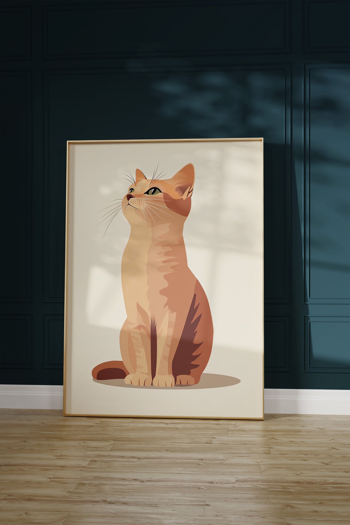 Illustration of a Sokoke cat