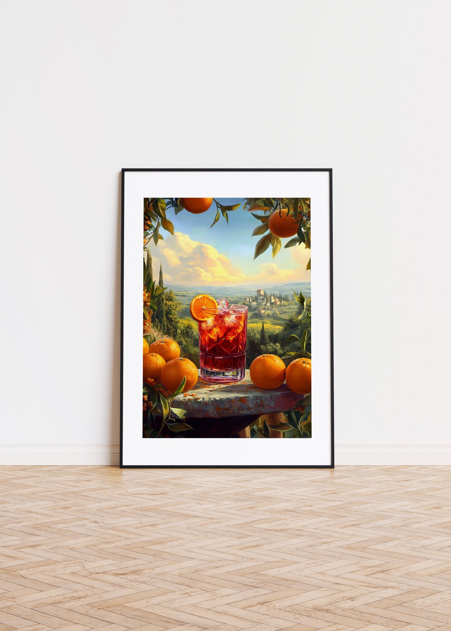 Negroni in Italy Countryside