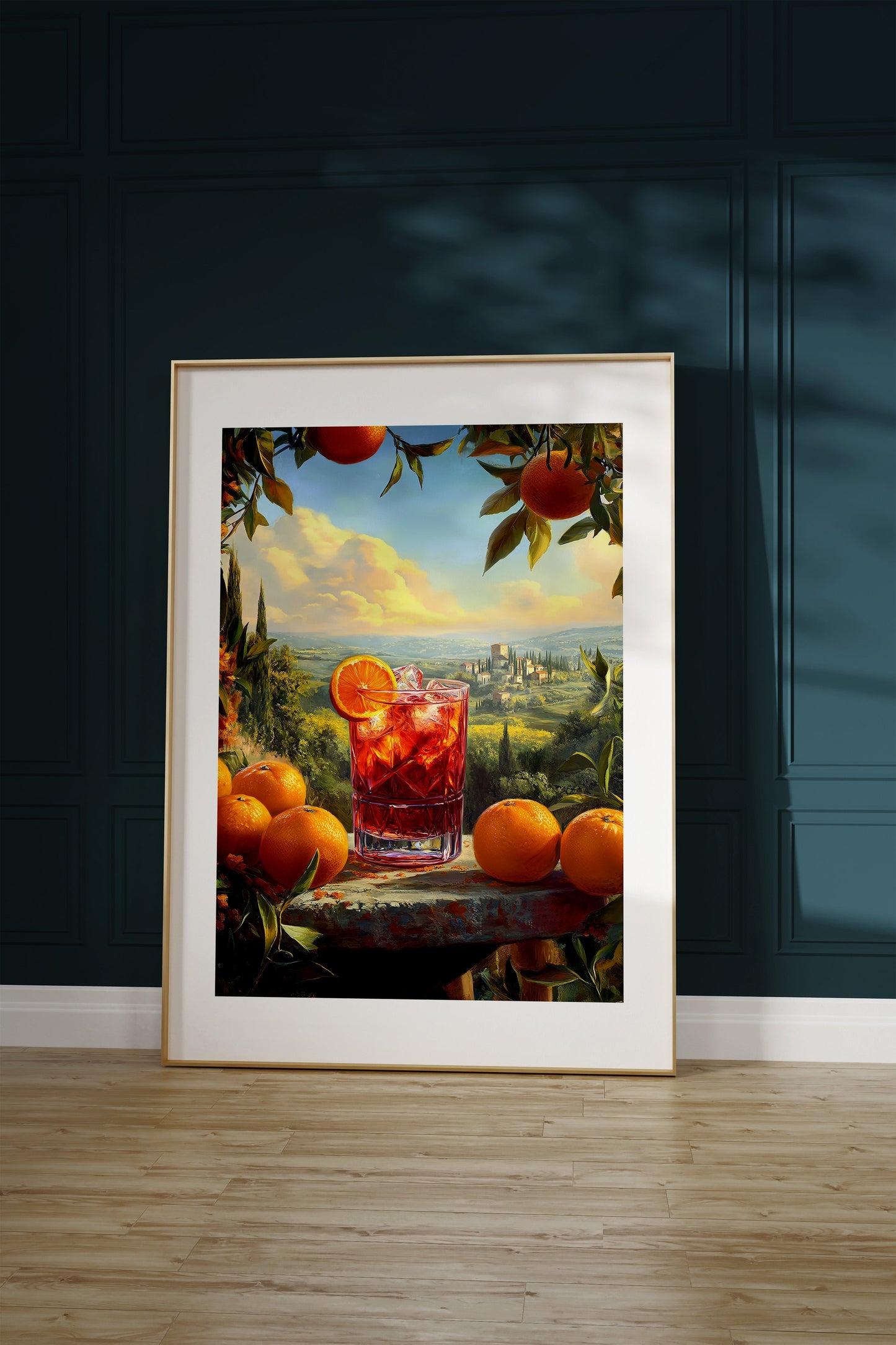 Negroni in Italy Countryside