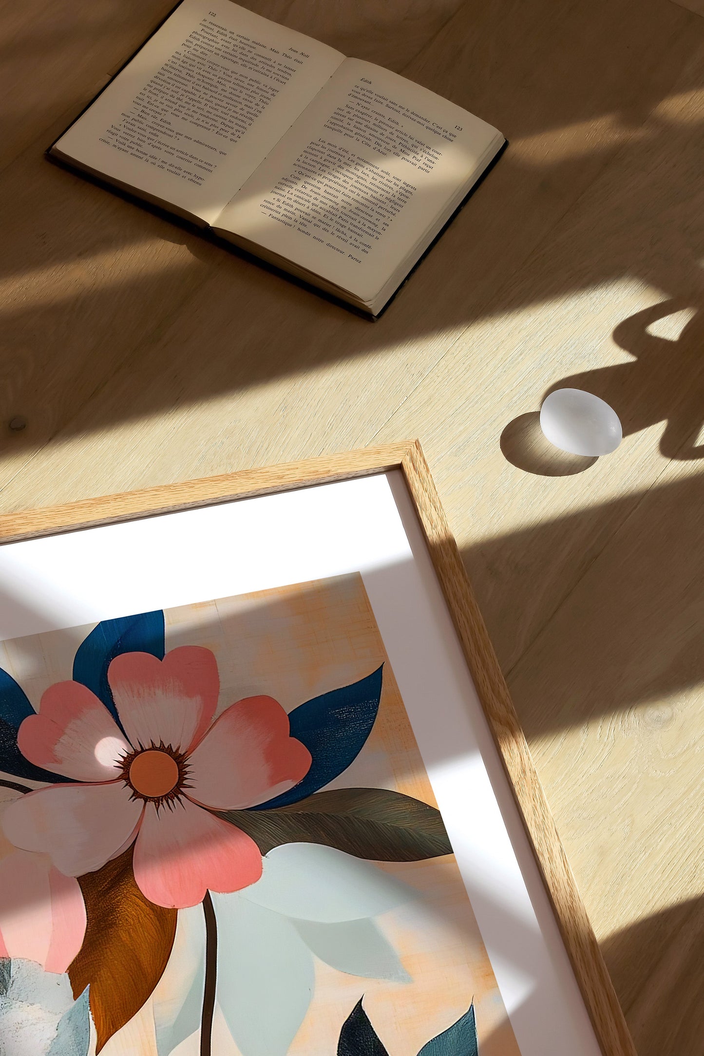 Painting of floral pattern