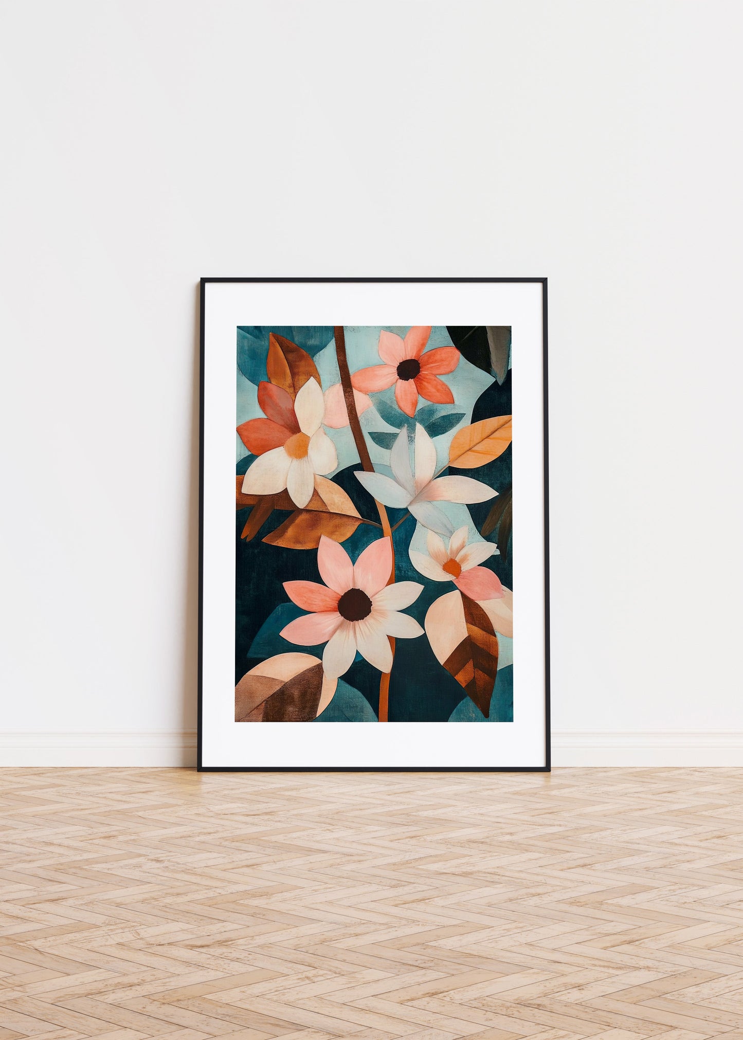 Painting of floral pattern 2