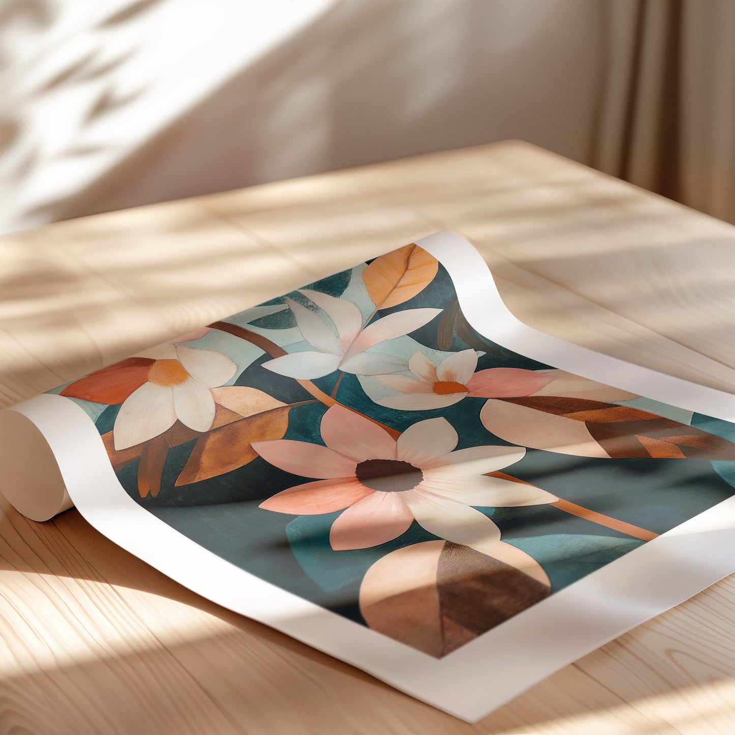 Painting of floral pattern 2