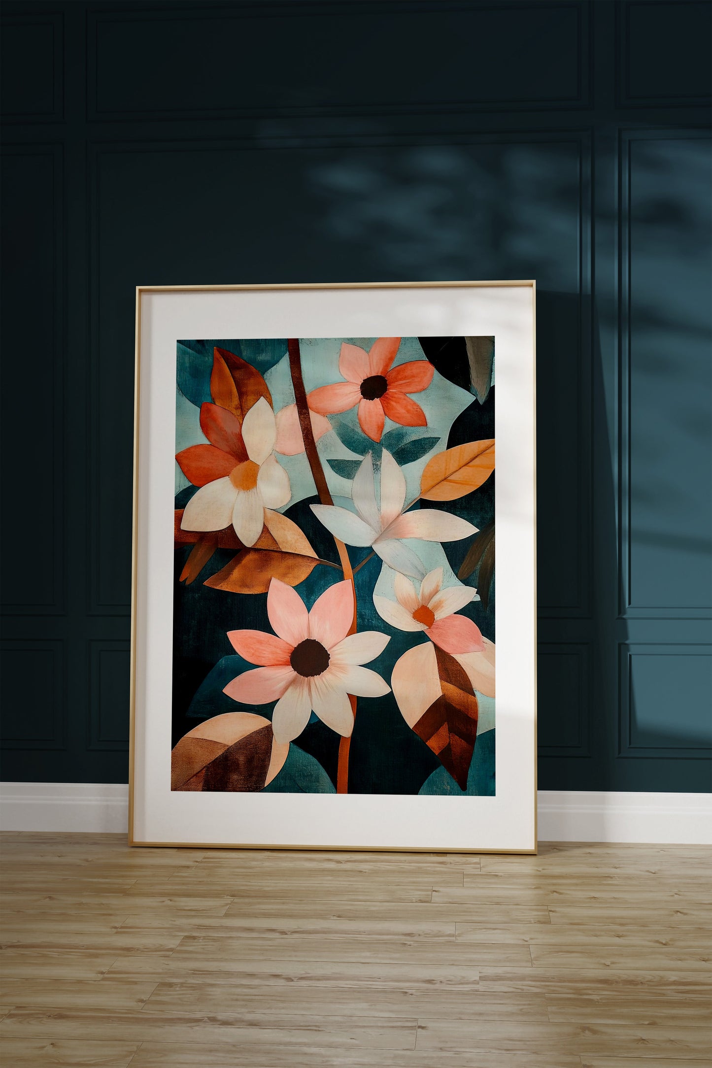 Painting of floral pattern 2