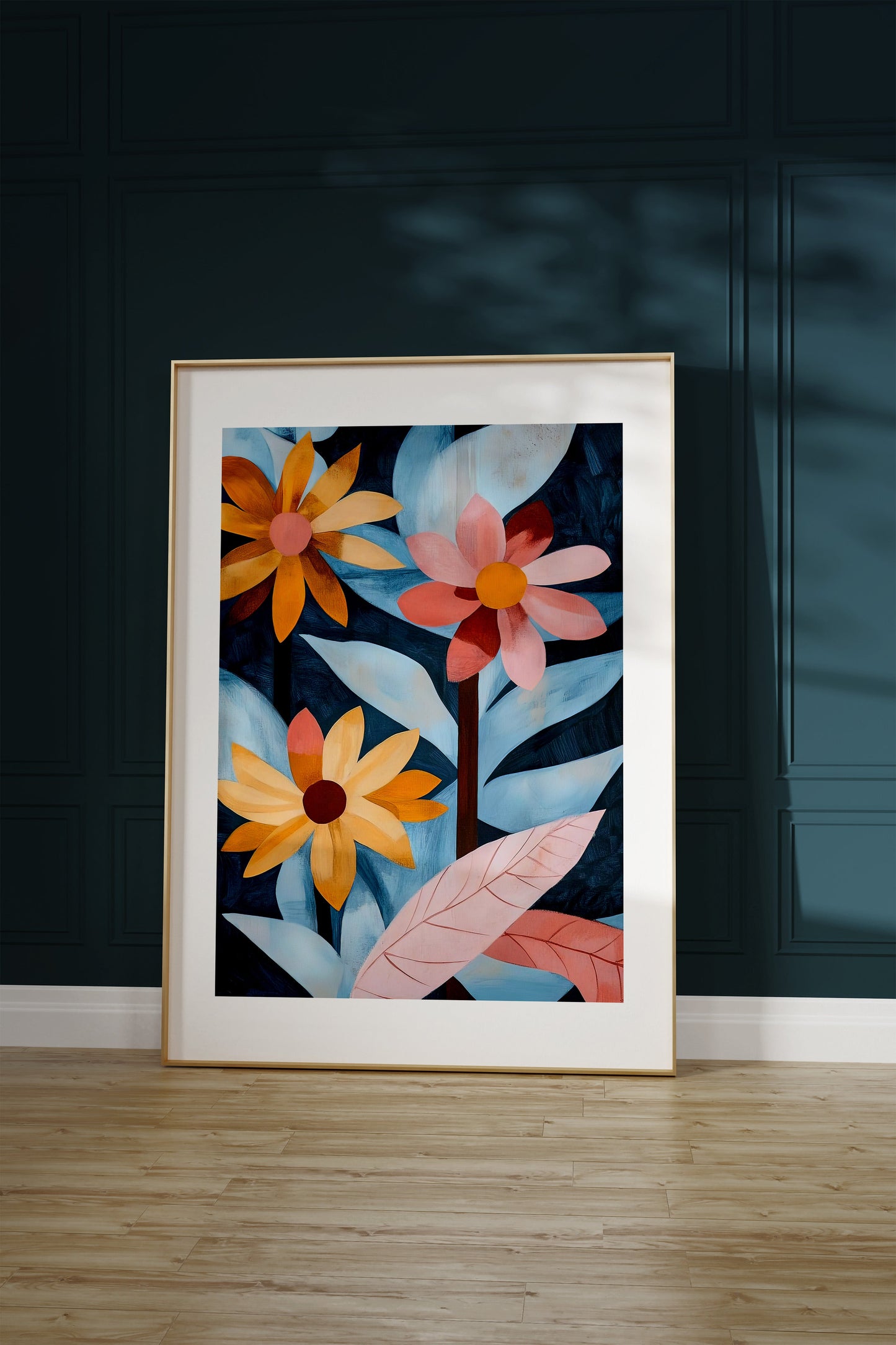Painting of floral pattern 3