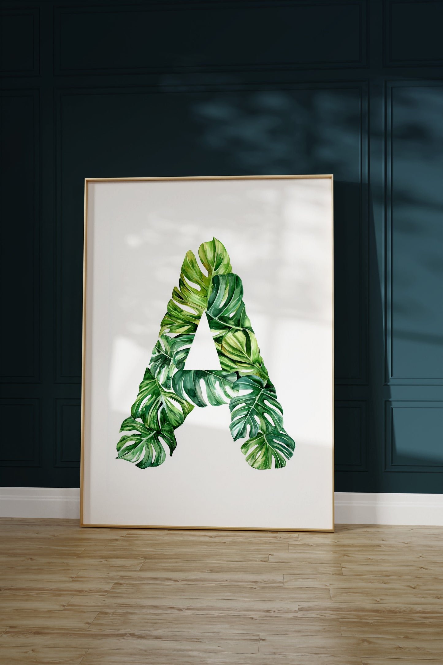 The Letter A formed by plants