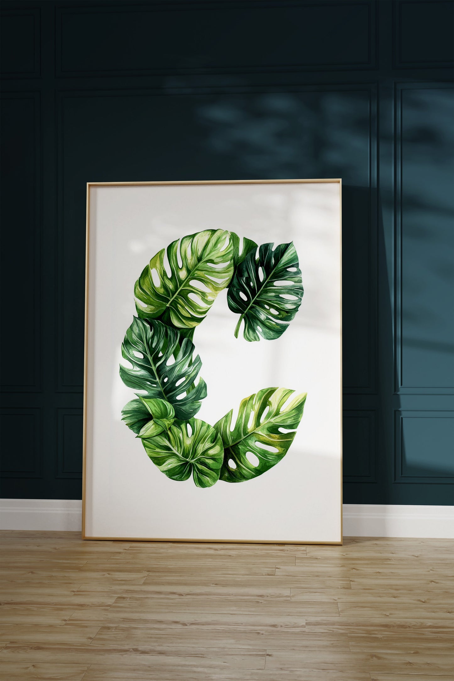 The Letter C formed by plants