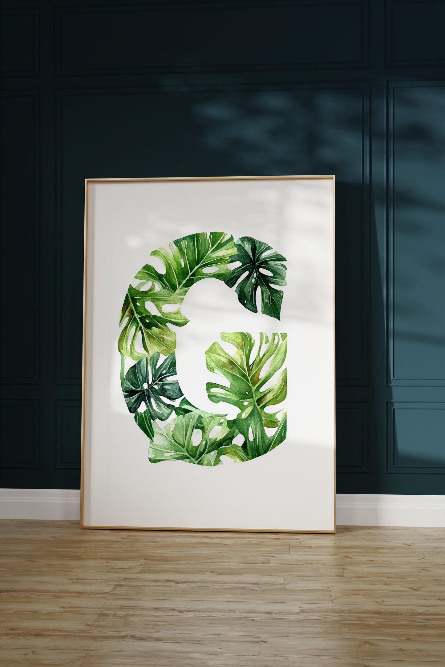 The Letter G formed by plants