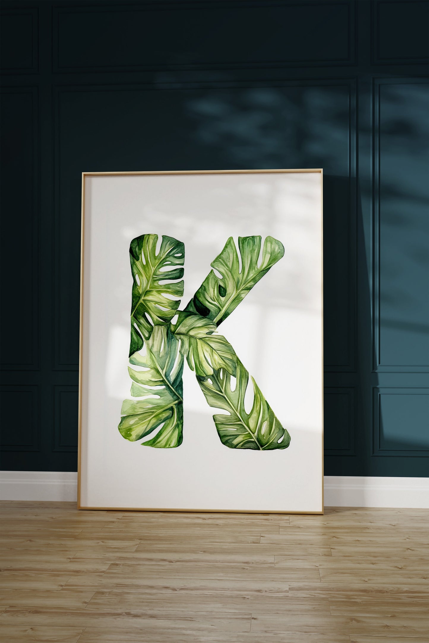 The Letter K formed by plants