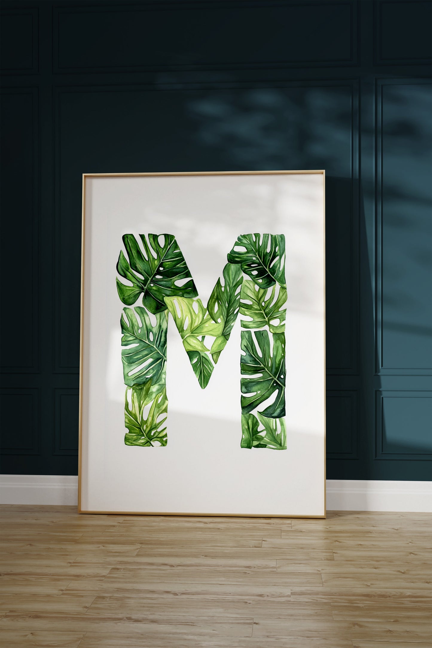 The Letter M formed by plants