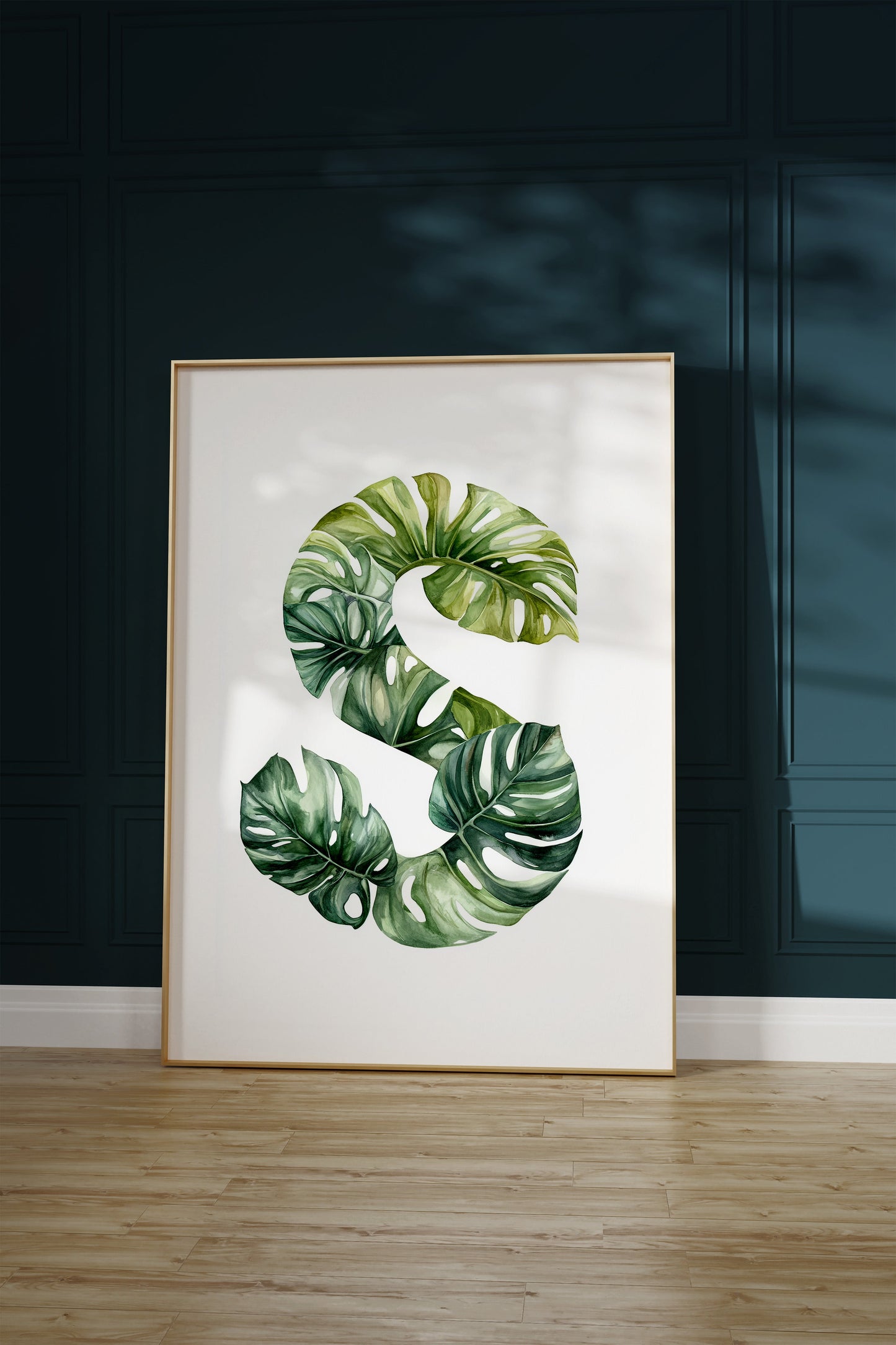 The Letter S formed by plants