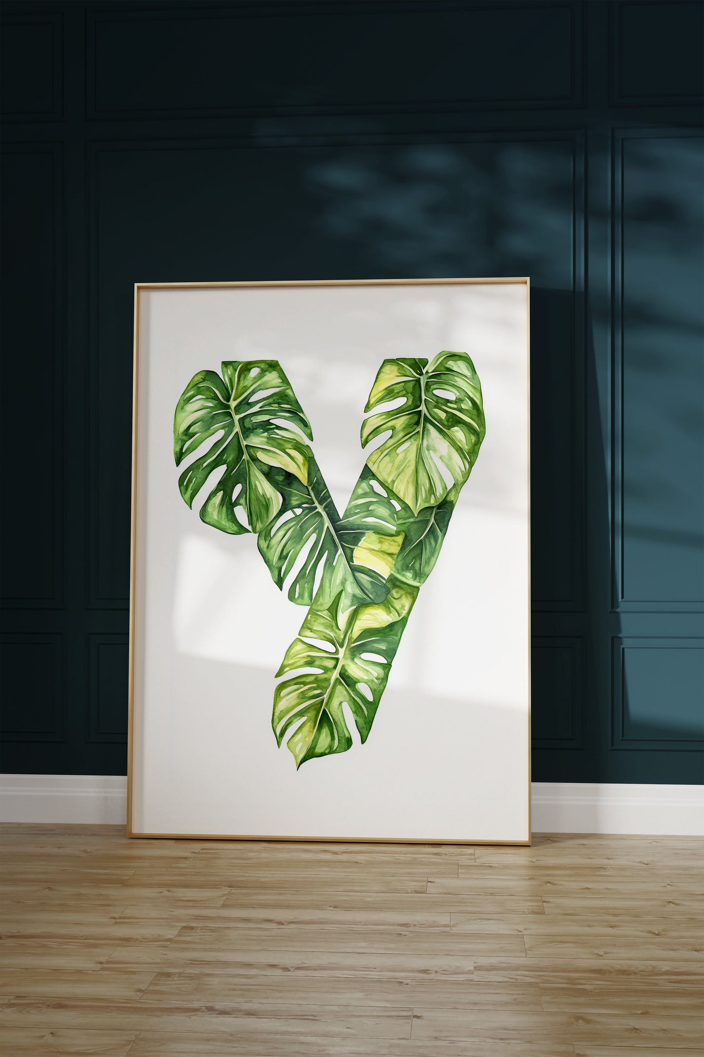 The Letter Y formed by plants