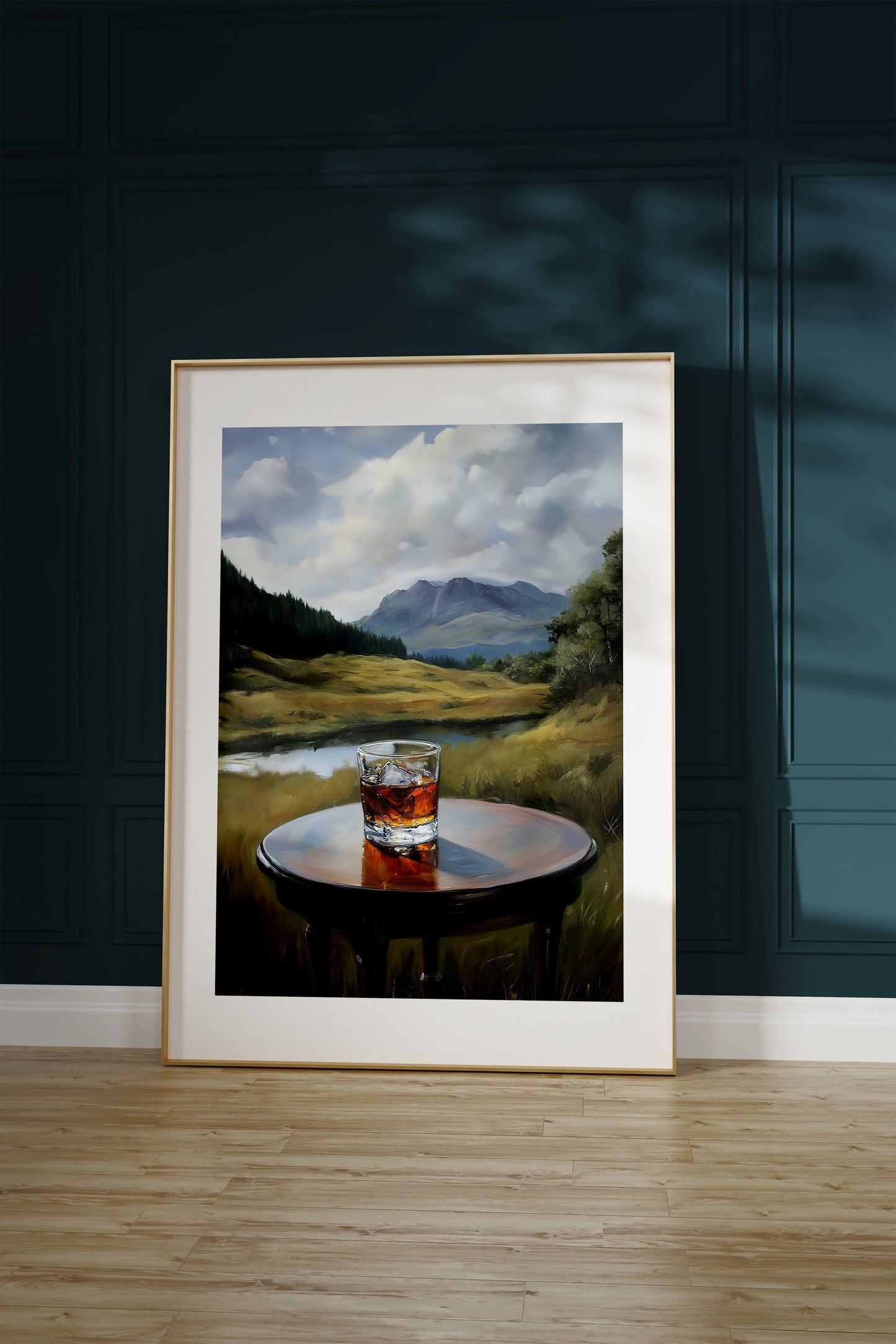 Whiskey on the rocks in Ireland