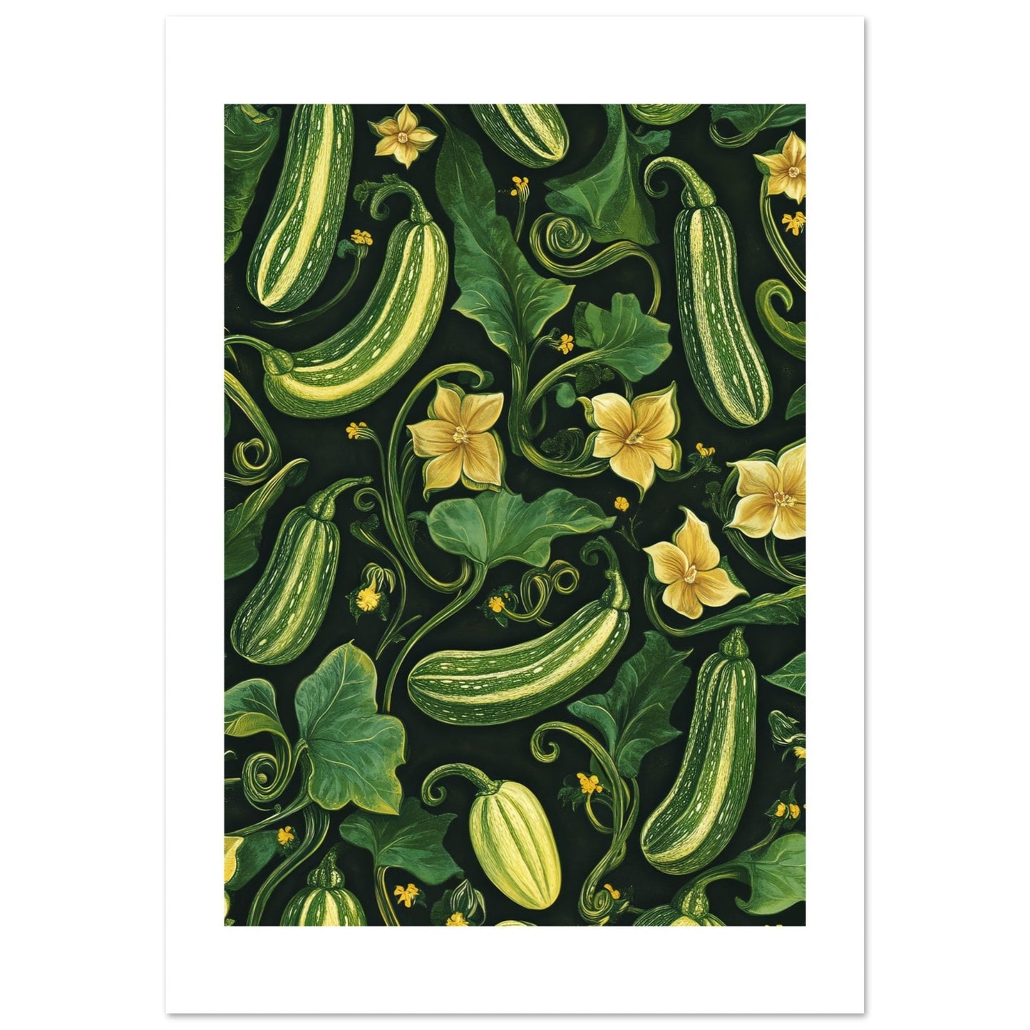 A pattern of Zucchinis
