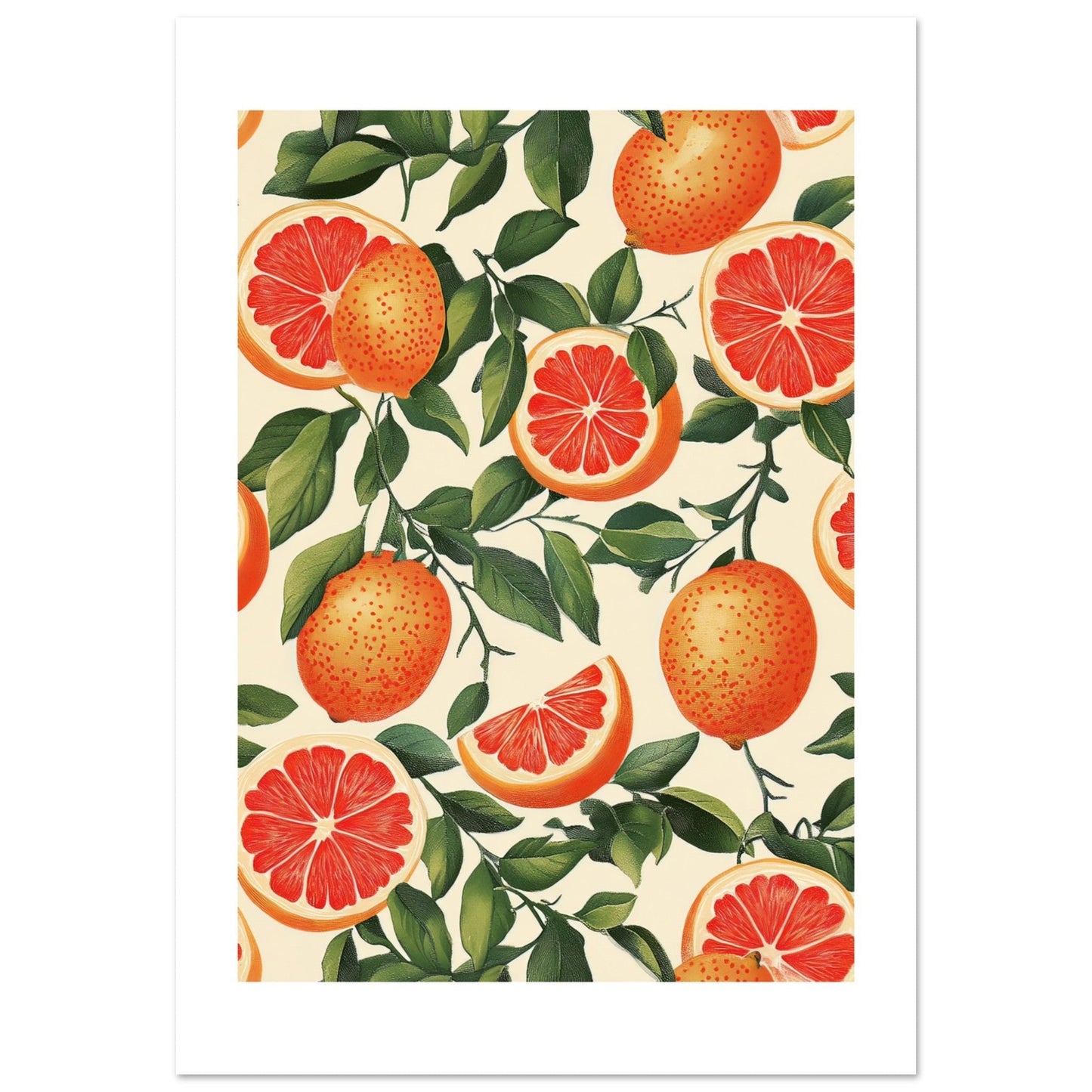 A pattern of Grapefruits