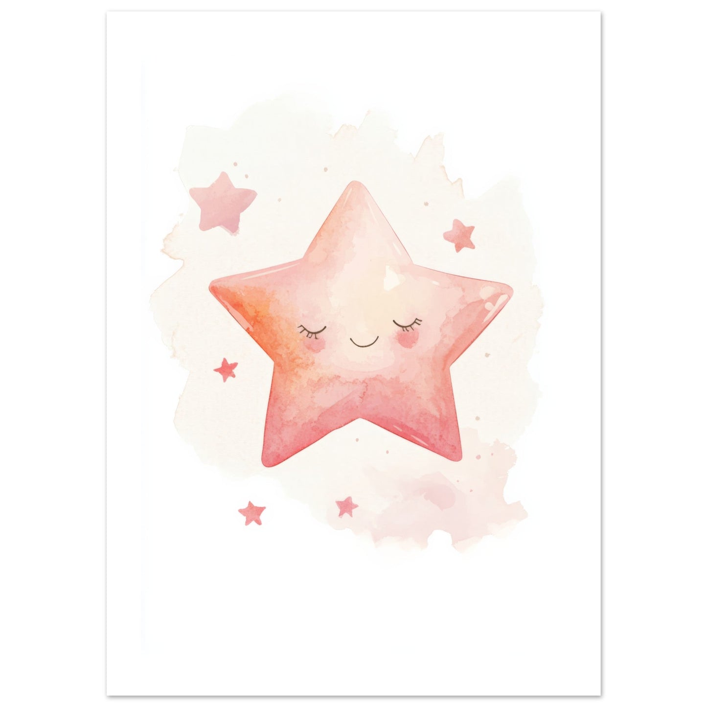 Kids Poster - Star As A Colorful Painting