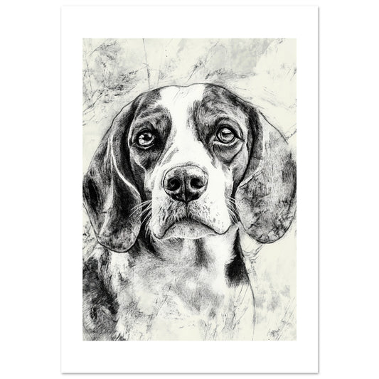 Beagel dog poster