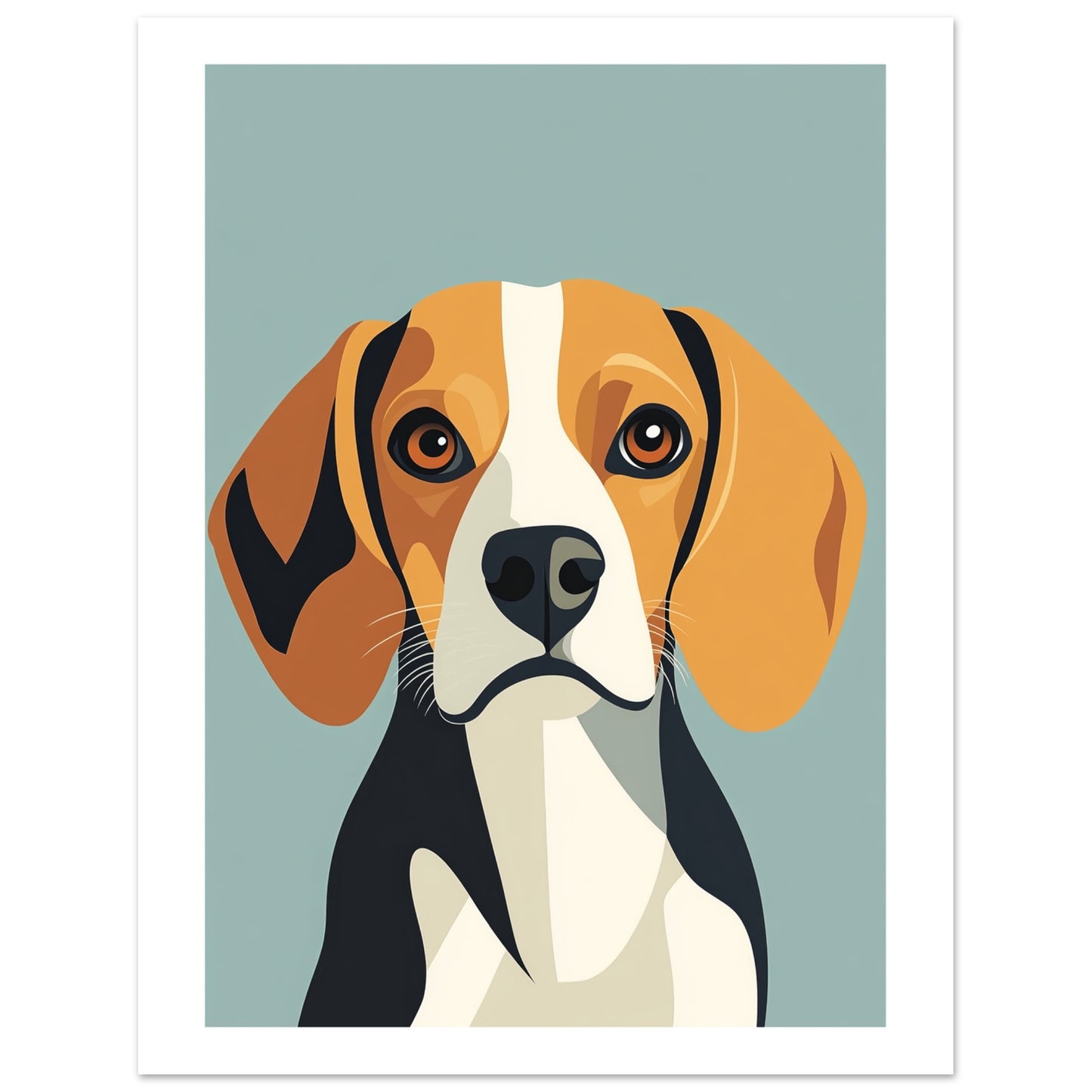Beagel dog poster