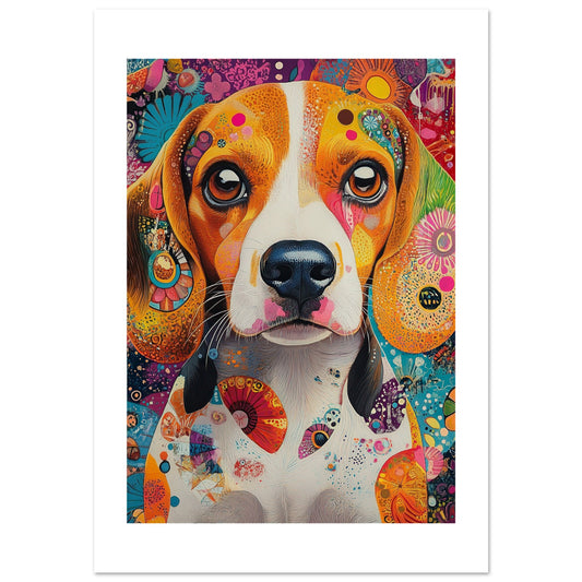 Beagel dog poster