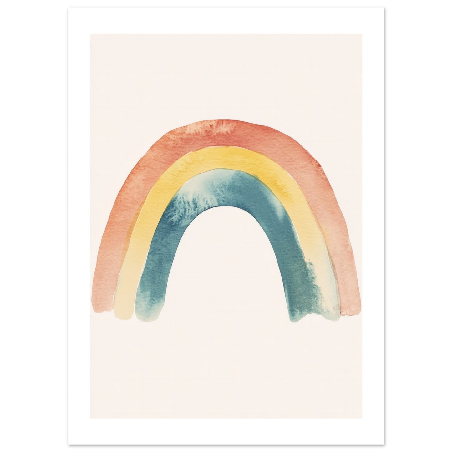 Kids Poster - Rainbow As A Colorful Painting