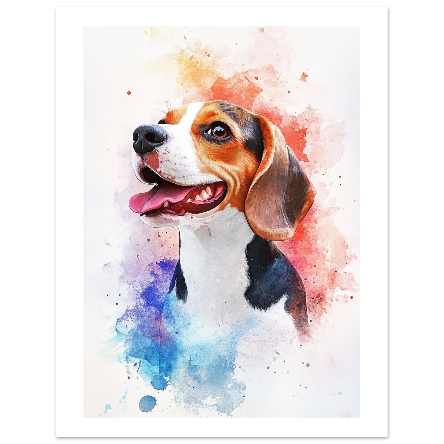 Beagel dog poster