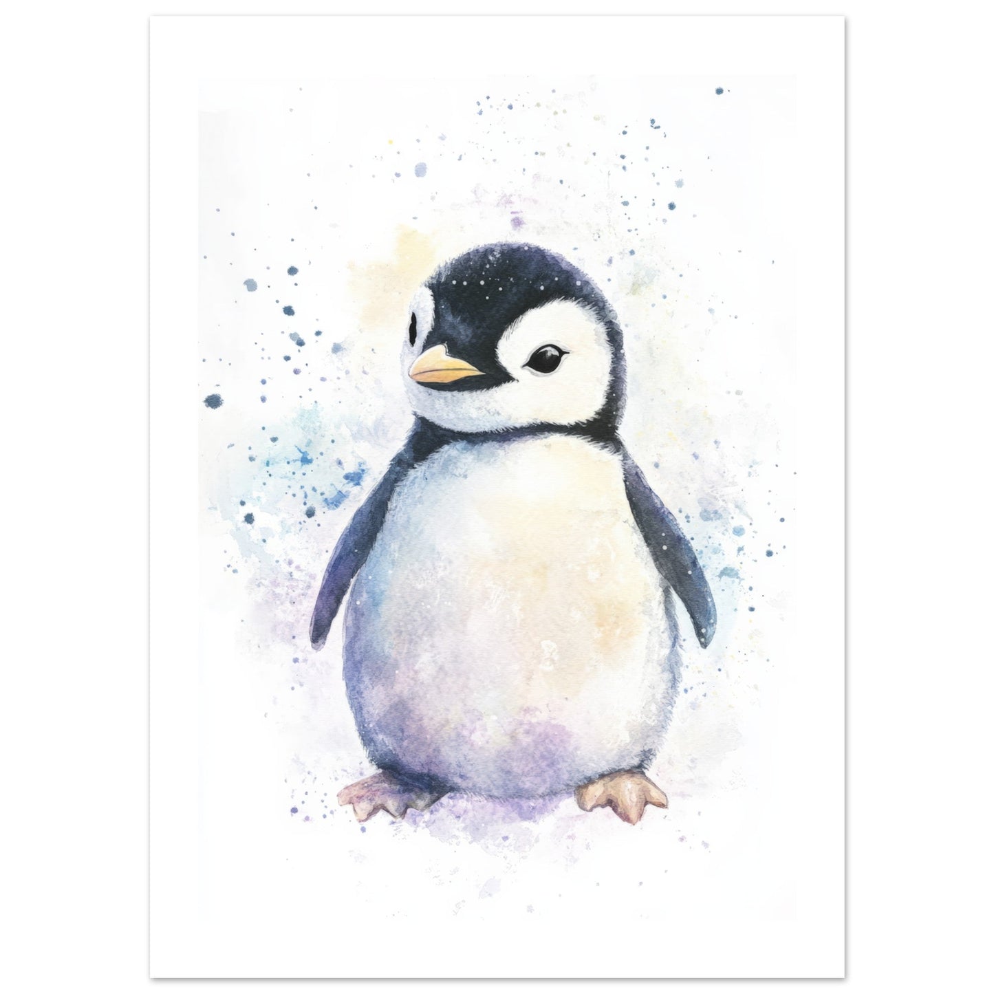 Kids Poster - Penguin As A Colorful Painting