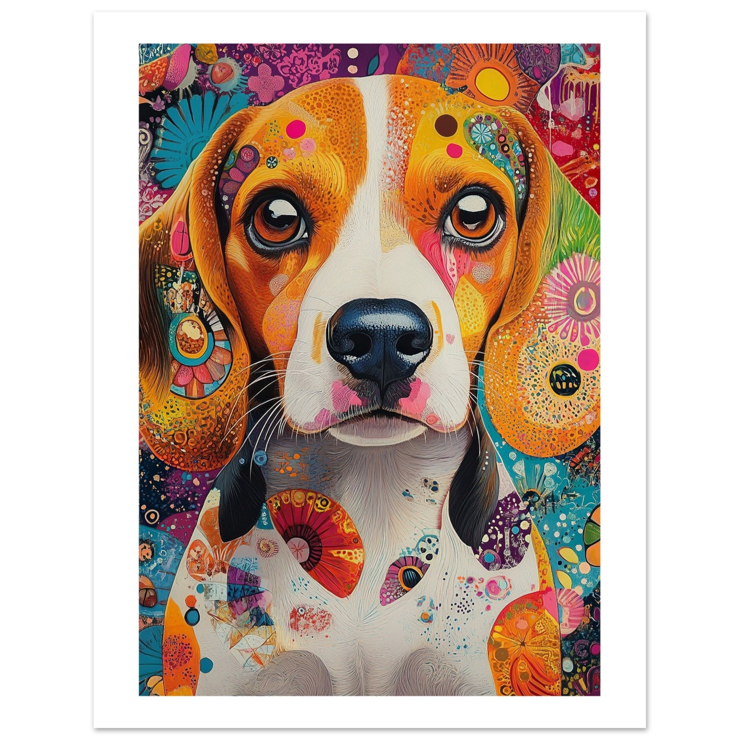 Beagel dog poster