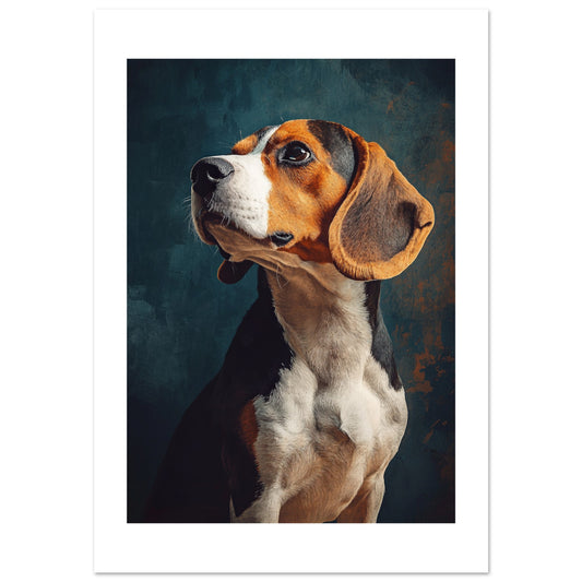 Beagel dog poster