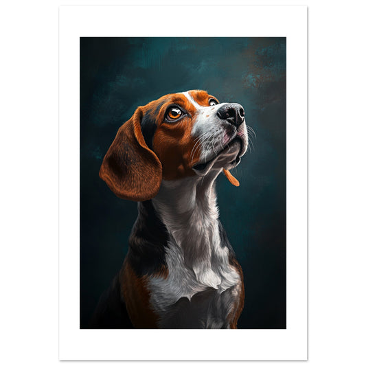 Beagel dog poster