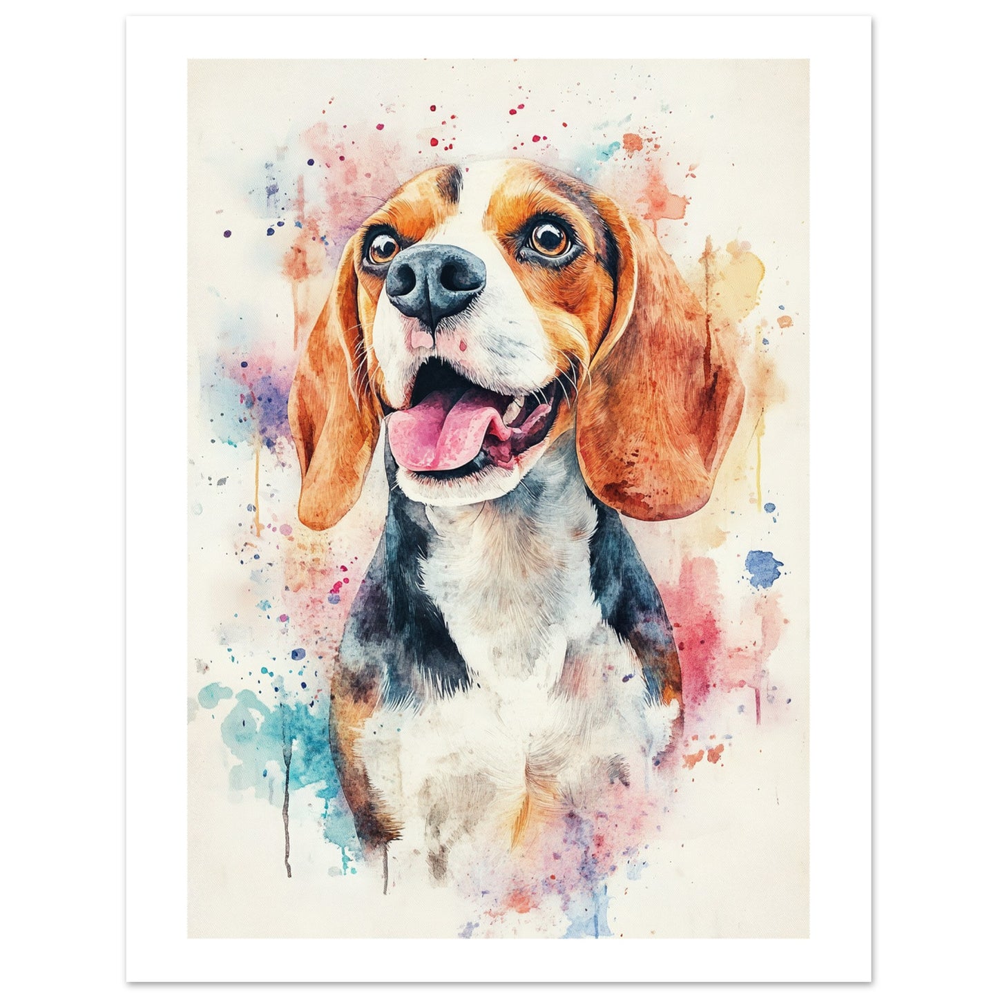 Beagel dog poster