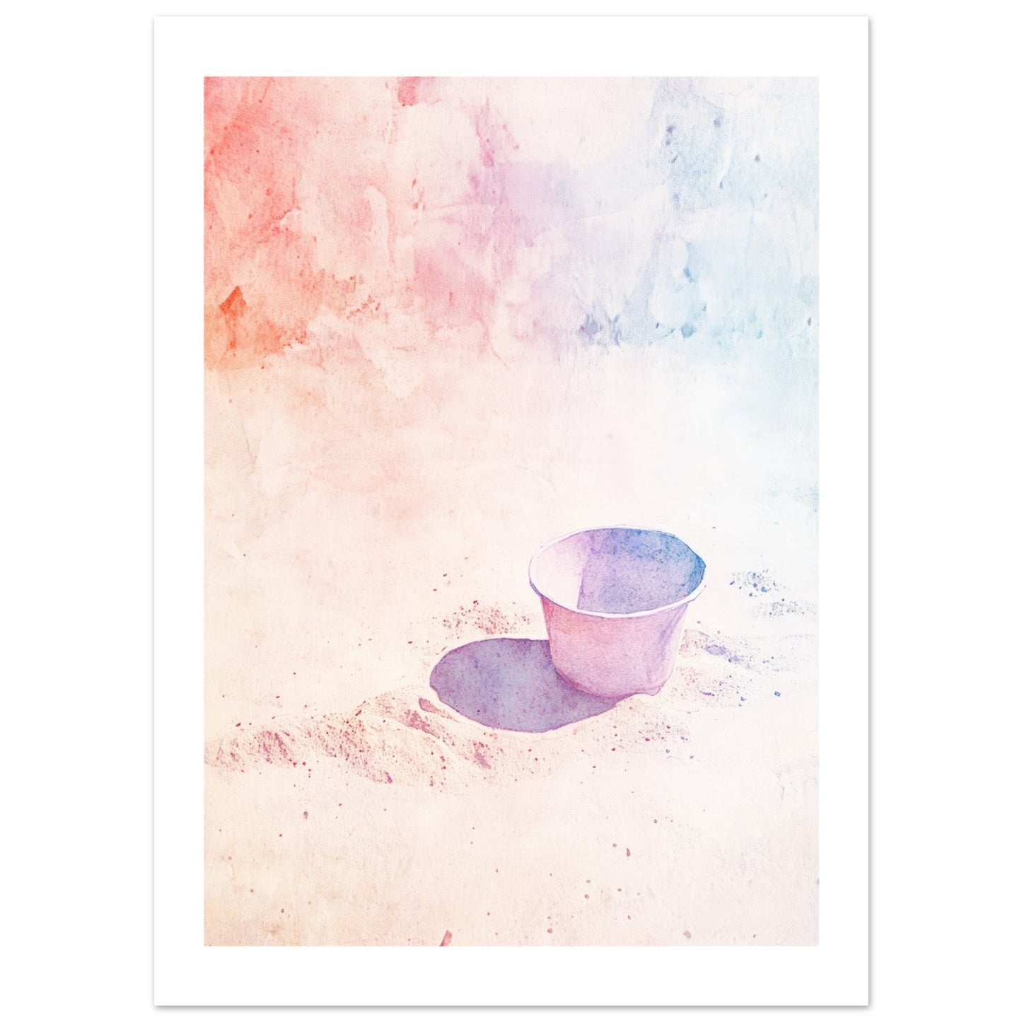 Kids Poster - Sandbox As A Colorful Painting 1