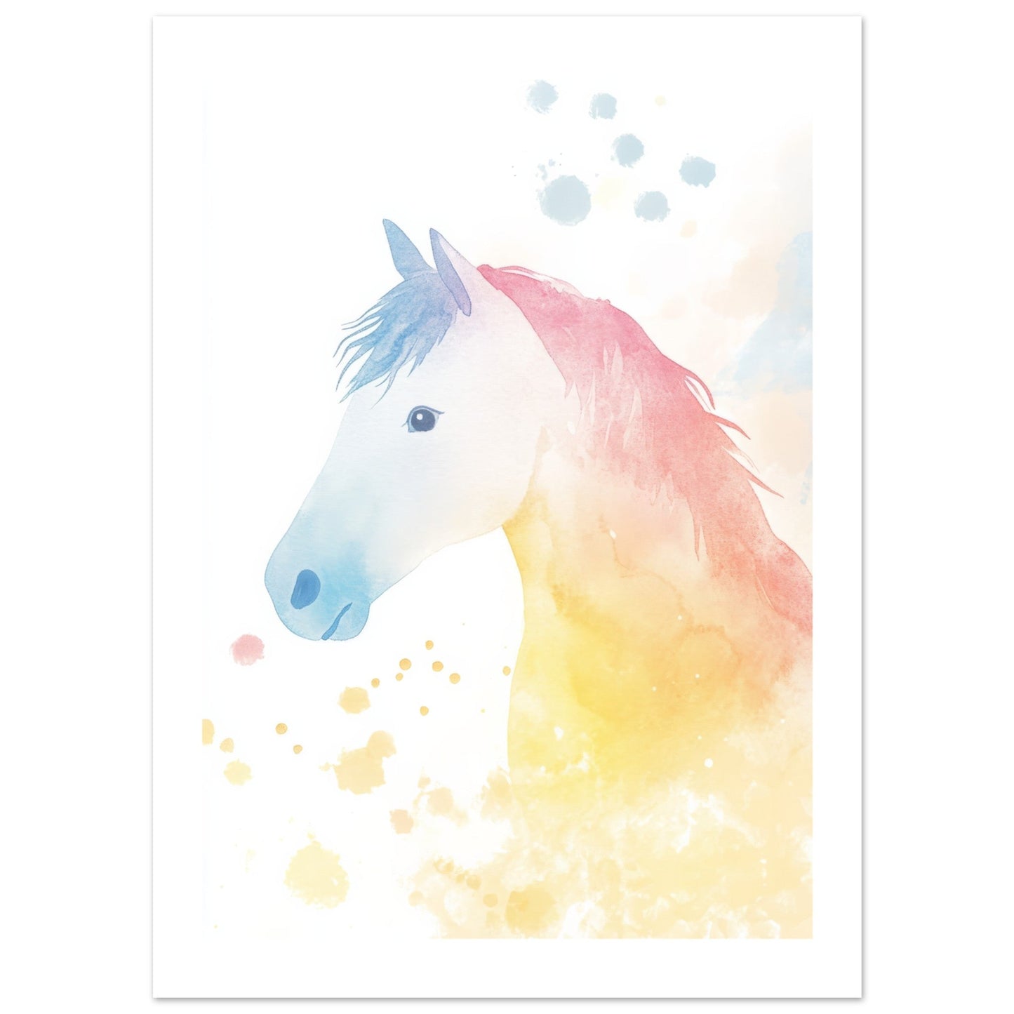 Kids Poster - Horse As A Colorful Painting