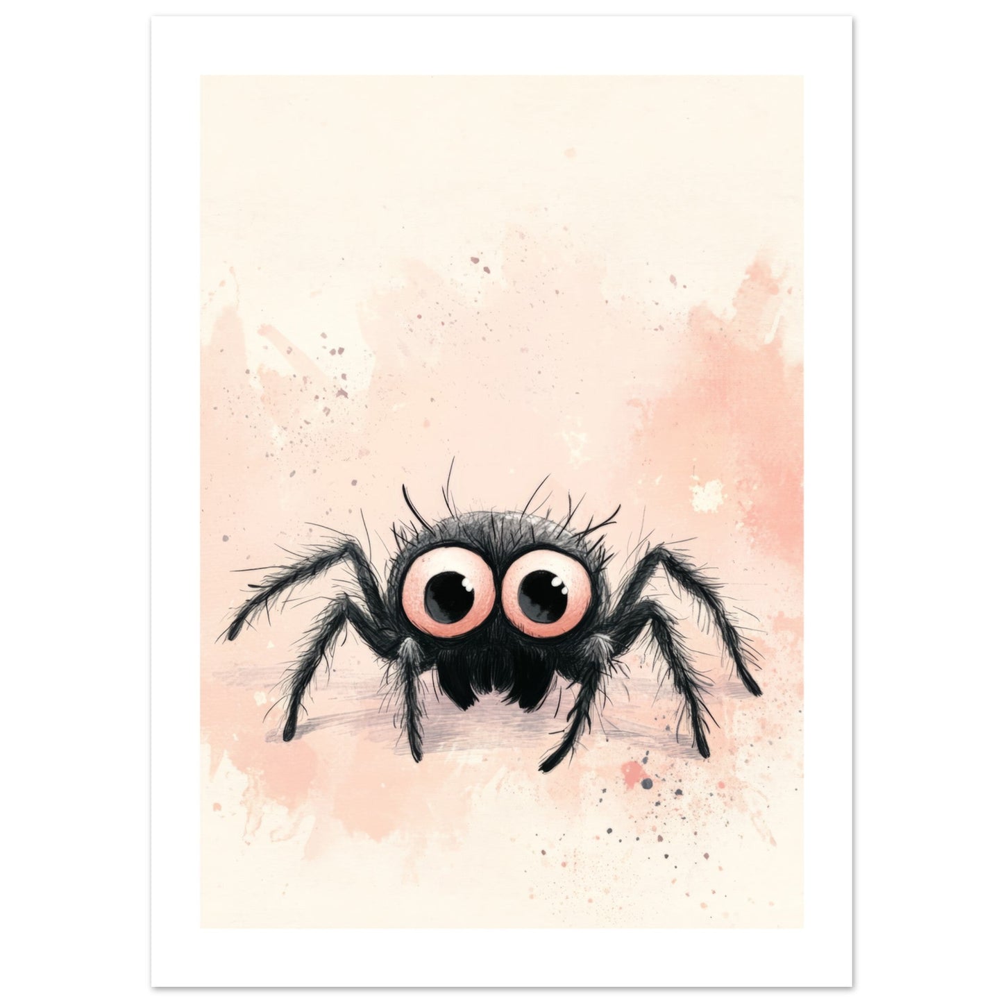 Kids Poster - Cute Spider As A Colorful Painting 2