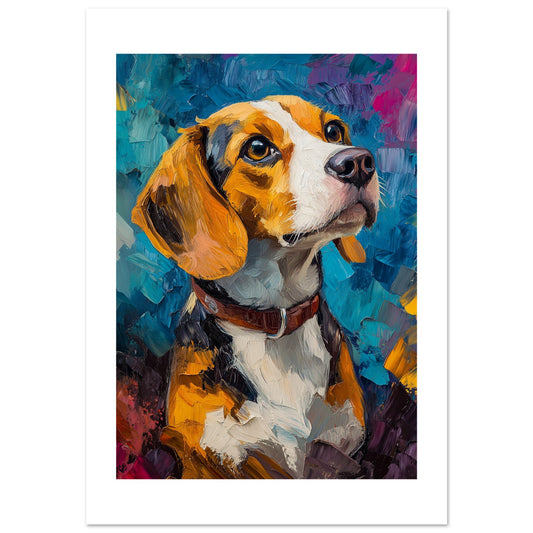 Beagel dog poster