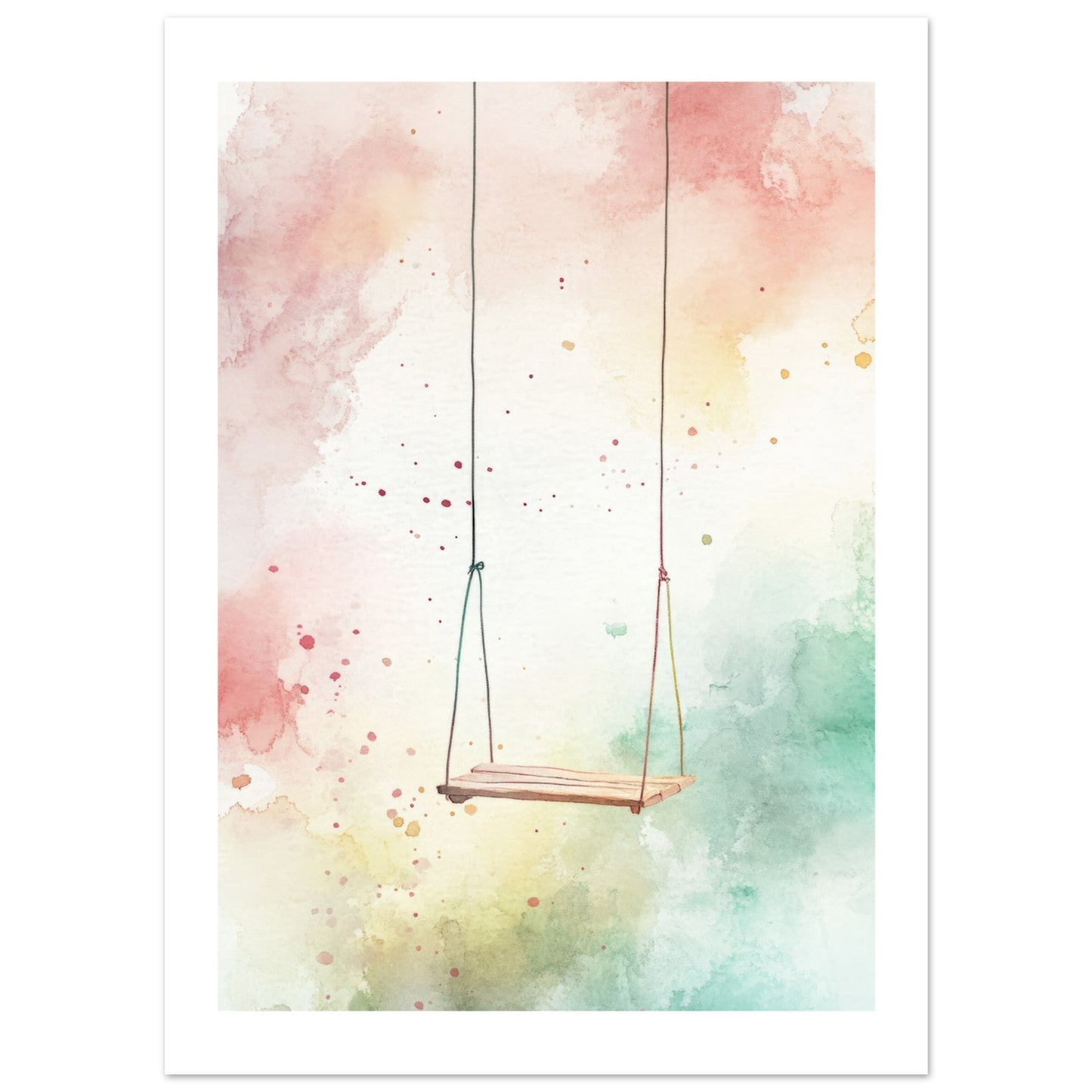 Kids Poster - Slide As A Colorful Painting