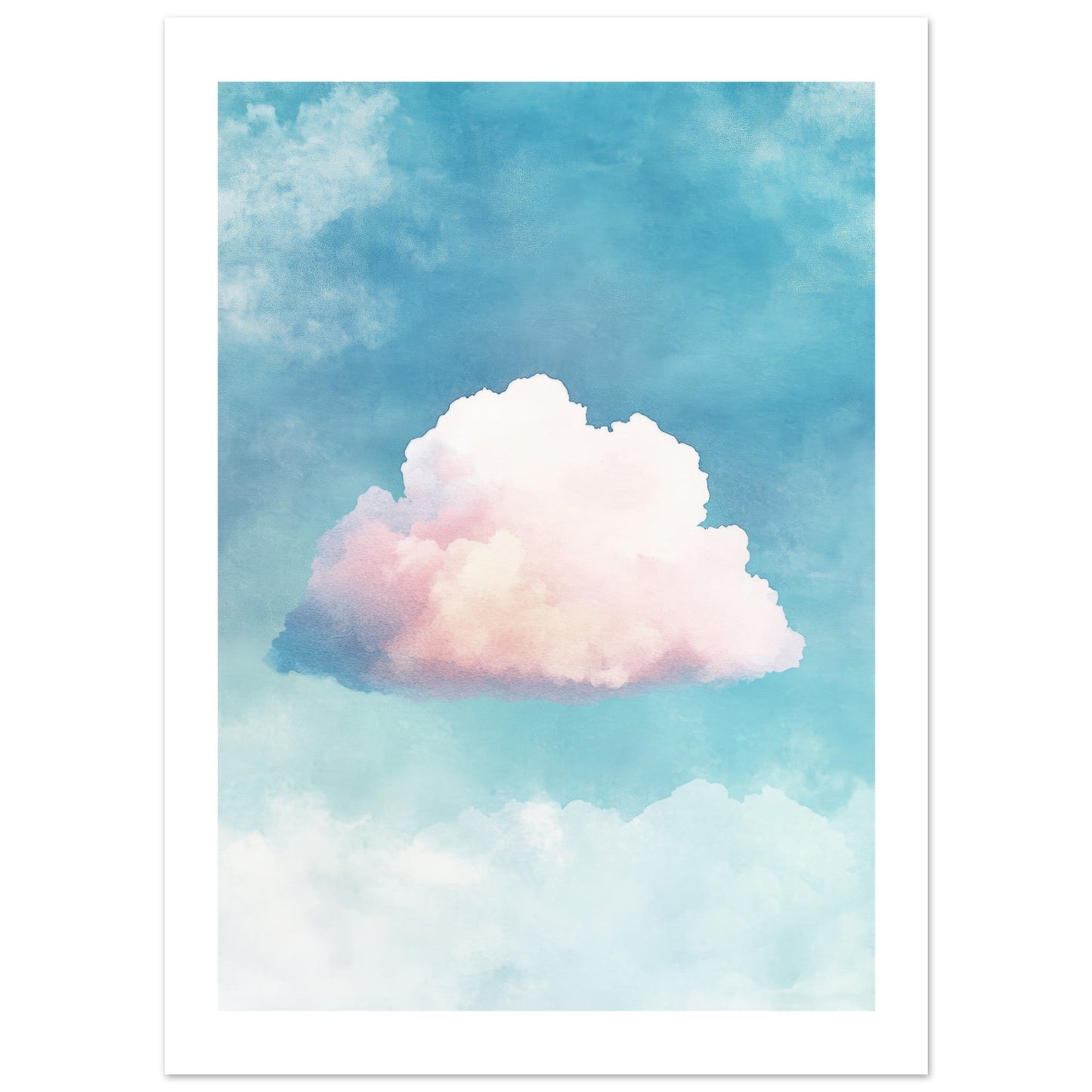 Kids Poster - Cloud As A Colorful Painting 1