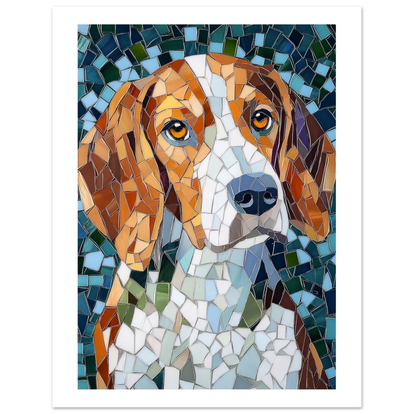 Beagel dog poster