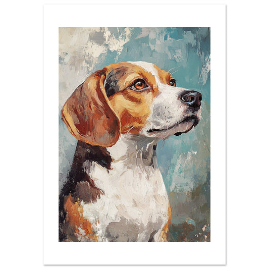 Beagel dog poster