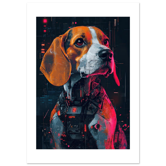 Beagel dog poster