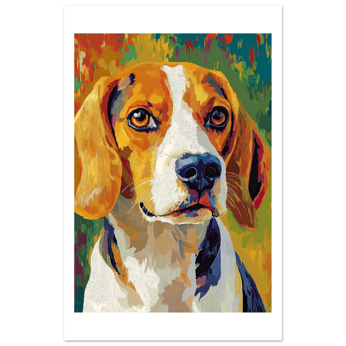 Beagel dog poster