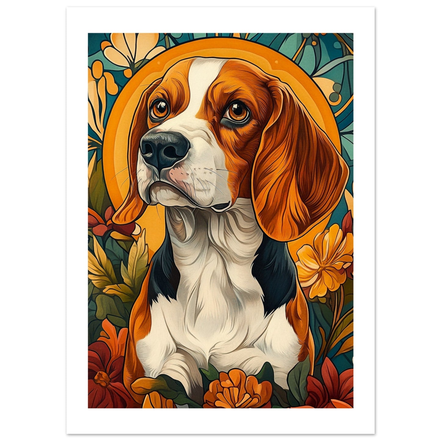 Beagle poster / Beagle Art Work / Beagle Print