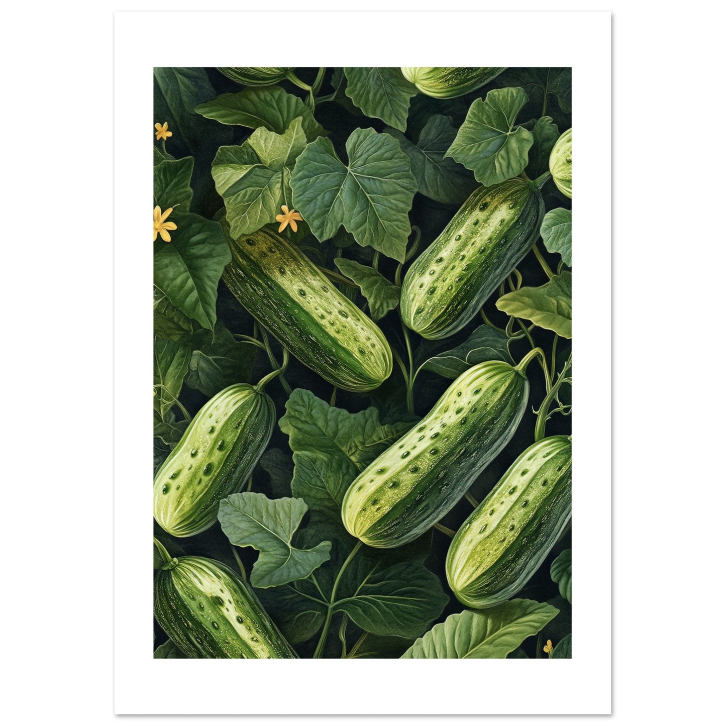 A pattern of Cucumbers