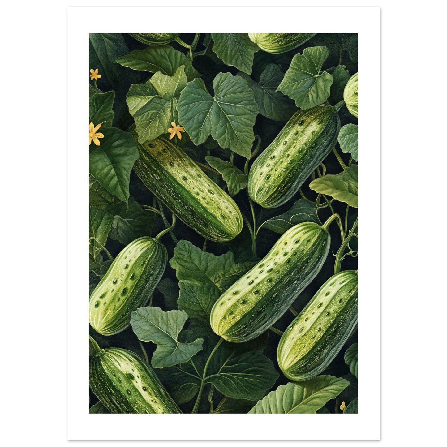 A pattern of Cucumbers