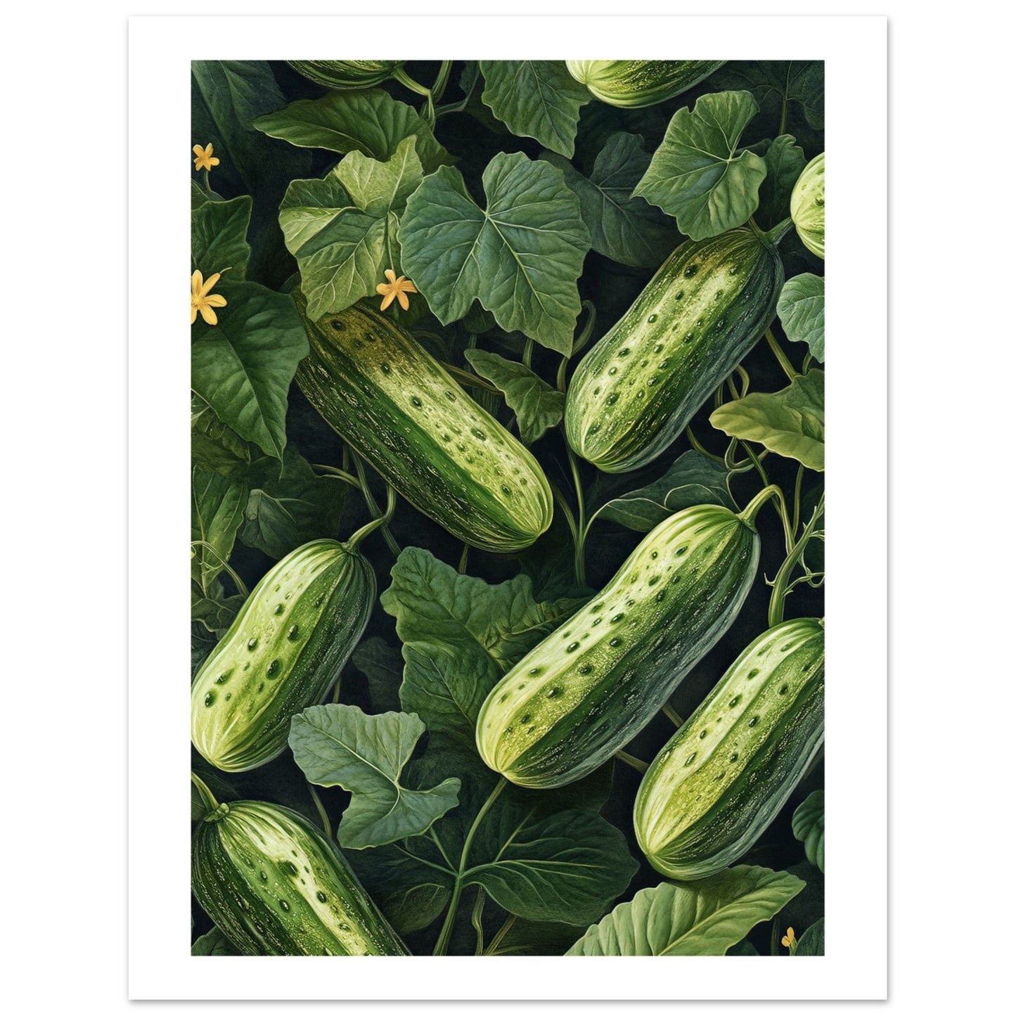 A pattern of Cucumbers
