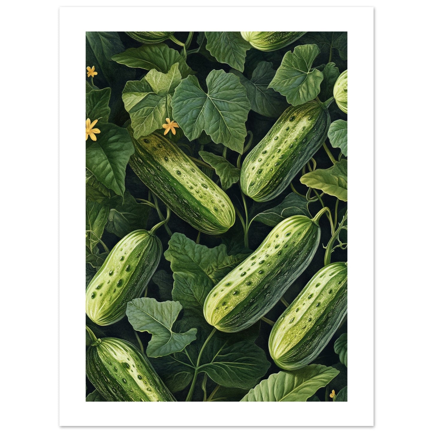 A pattern of Cucumbers