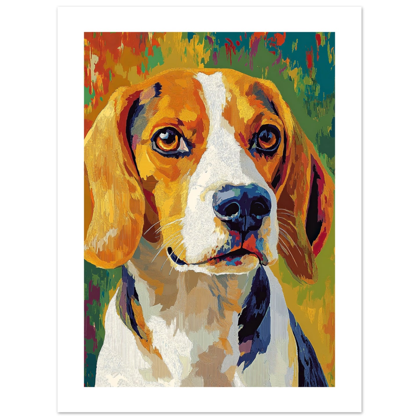 Beagel dog poster