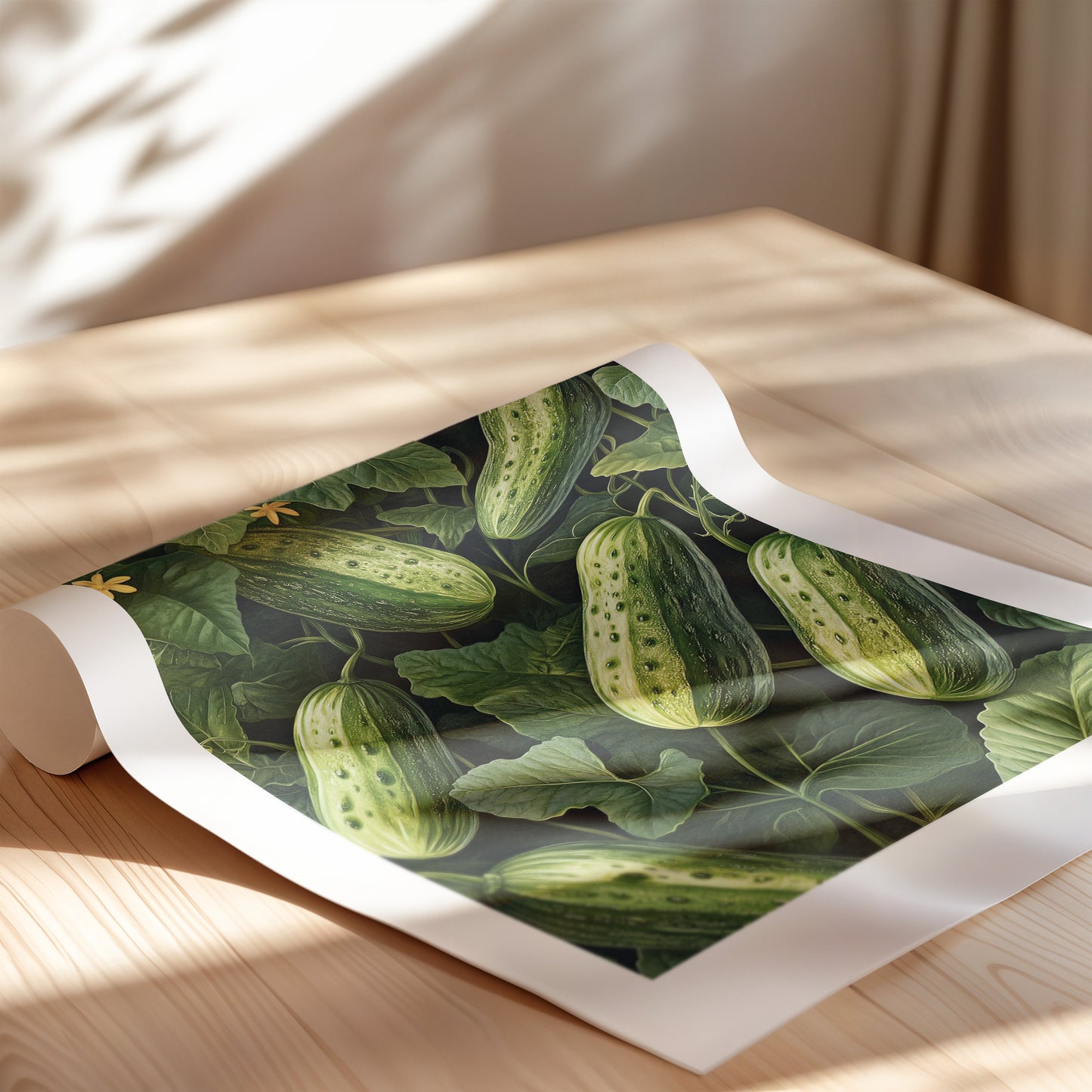 A pattern of Cucumbers